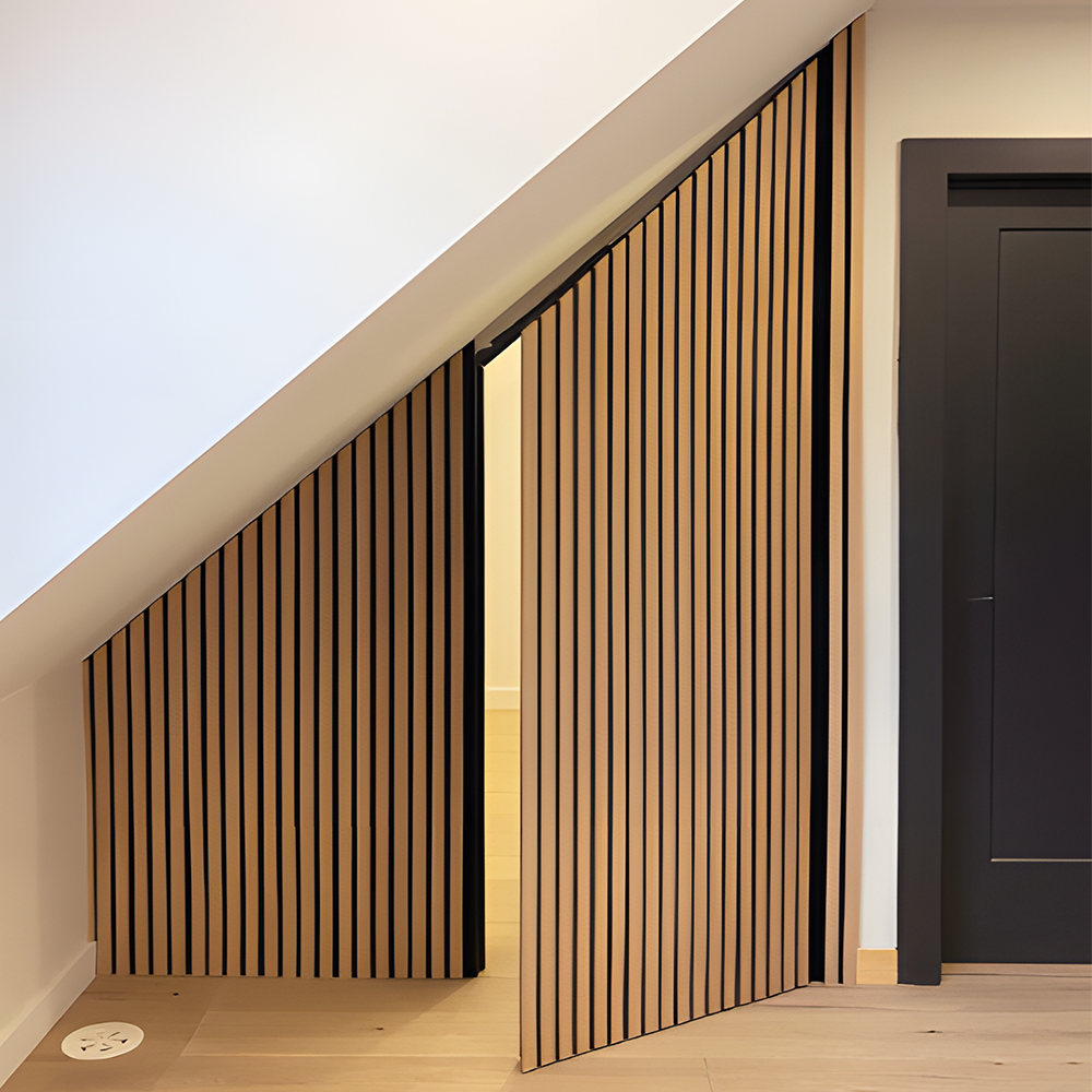  Chantadoor Flush Hidden Door System with Seamless Wall Finish for Modern Apartment Interiors