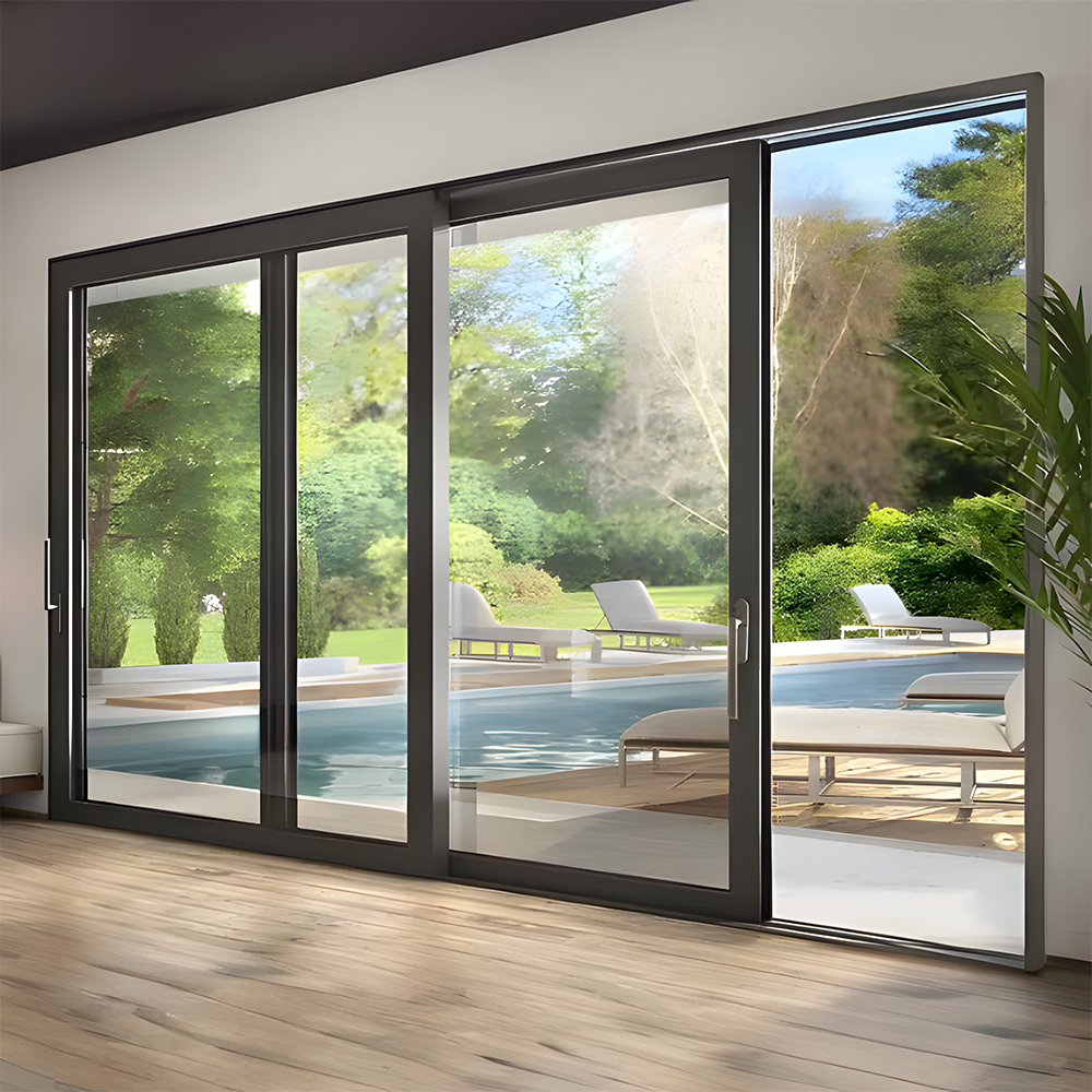 Chantadoor Strong Aluminum Structure Smooth Sliding Performance Commercial Space Partition Door