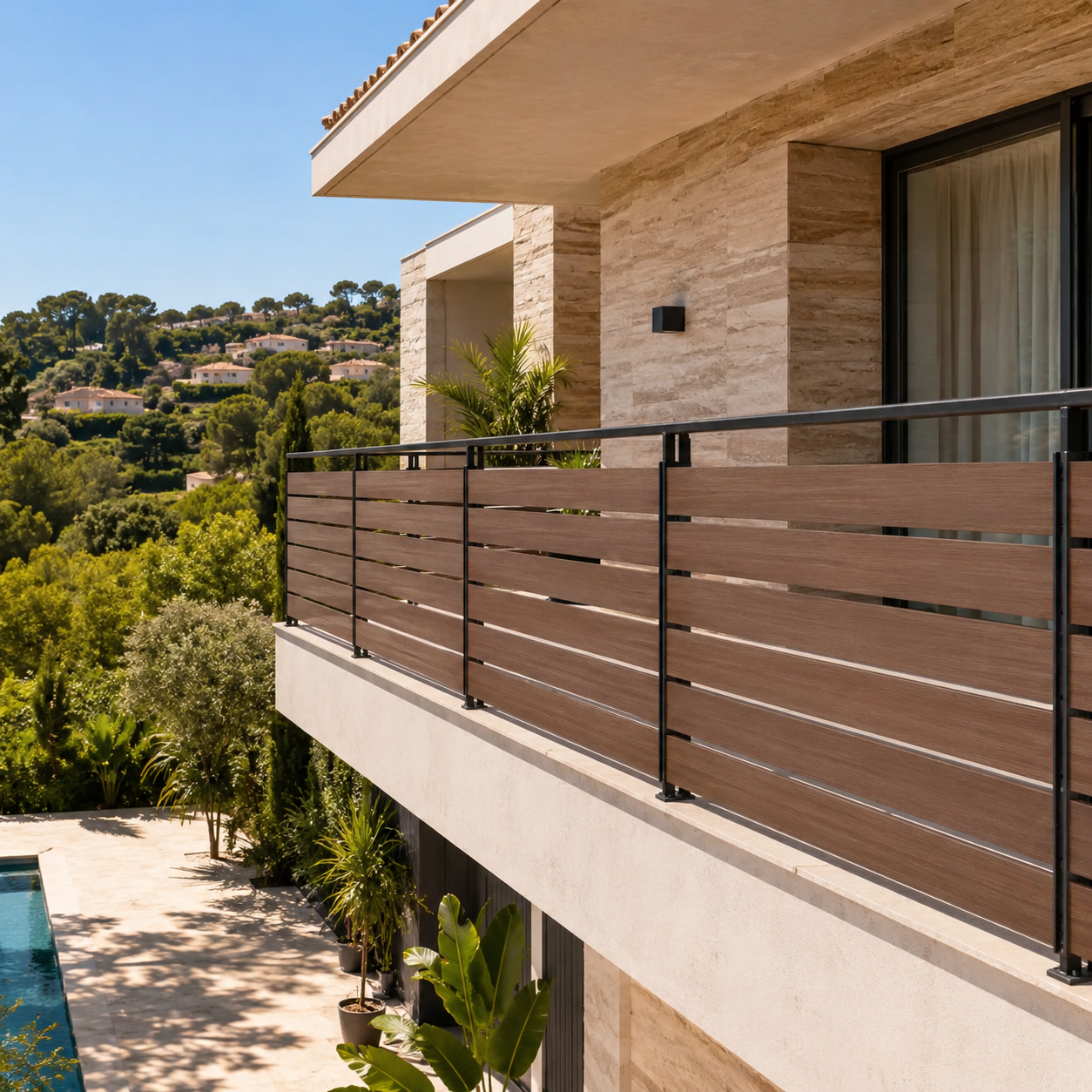Aluminum Pergola Railing System