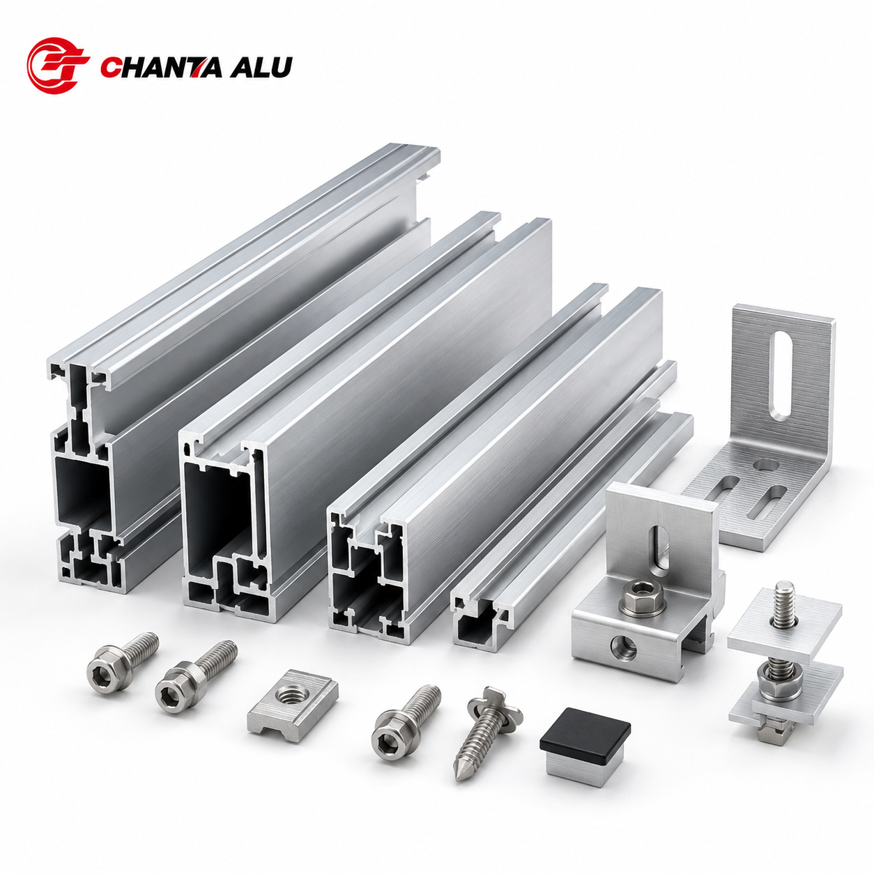 Solar Panel Aluminum Frame and Mounting Profiles