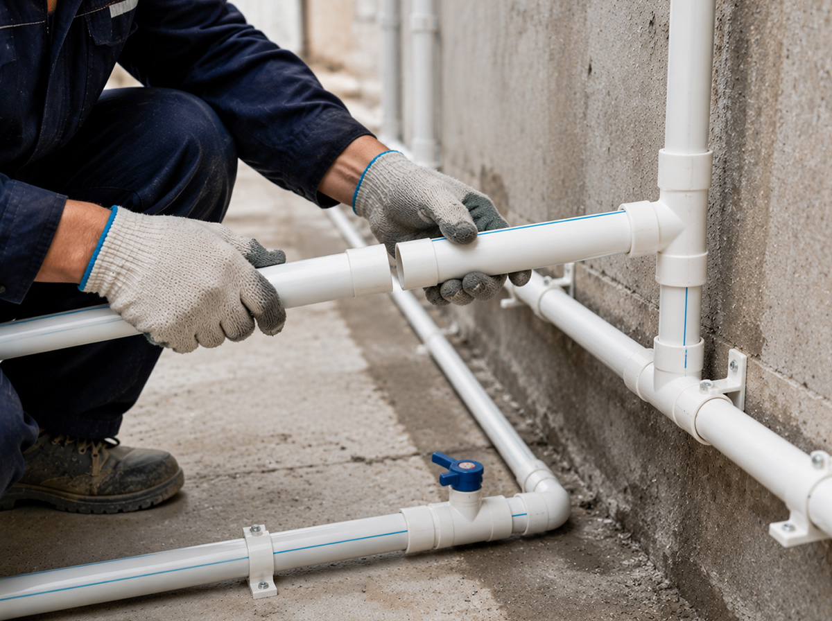 Extrusion of Environmental PVC Water Supply Hard Pipes
