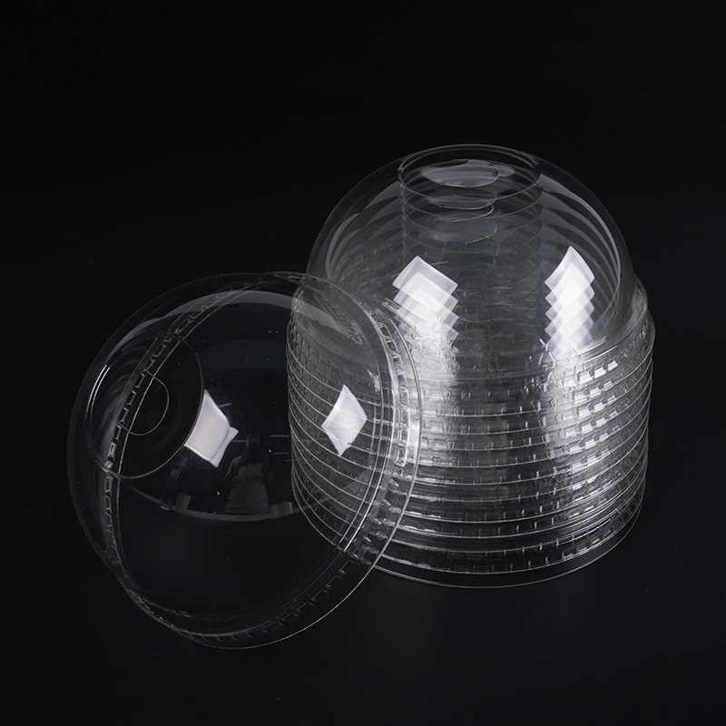 Transparent dome lid