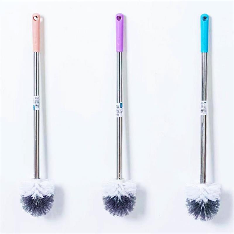 170 stainless steel round head toilet brush (simple installation)