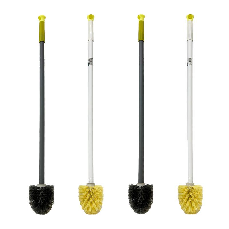 155 plastic steel extended circular toilet brush