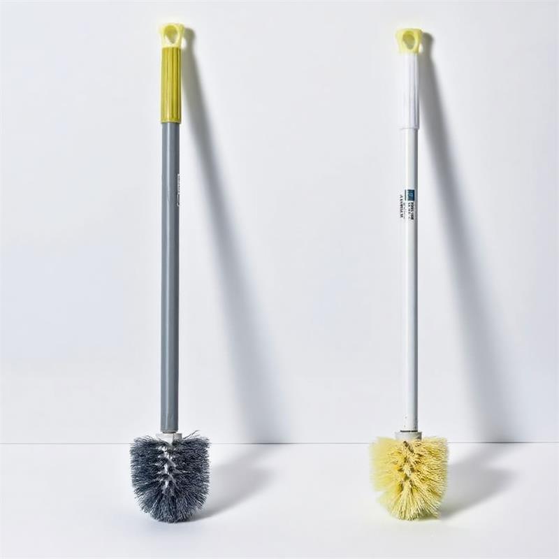 165 plastic steel circular toilet brush