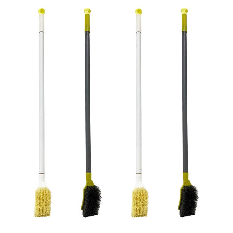 154 plastic steel with rectangular toilet brush