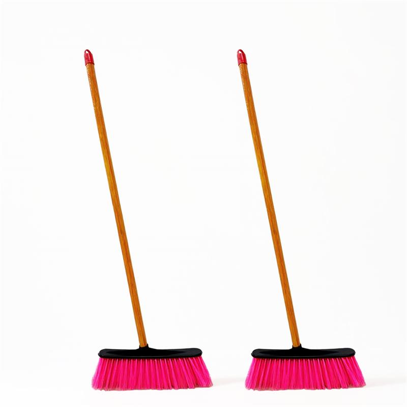 Two yuan wooden pole broom