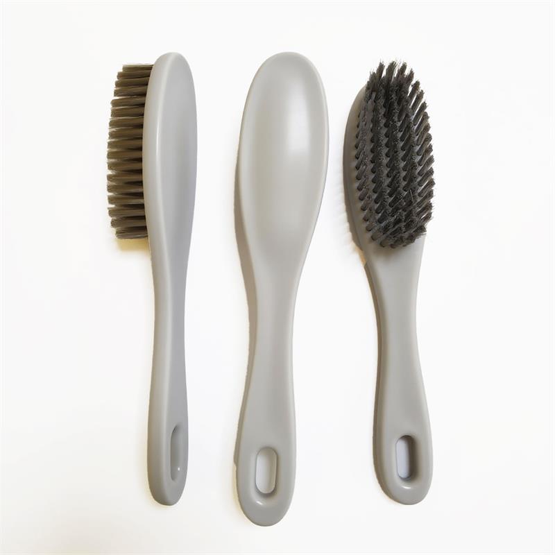 555 straight board multi use shoe brush (gray)