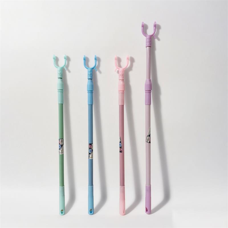 024 Mini Telescopic Plastic Steel Clothing Fork