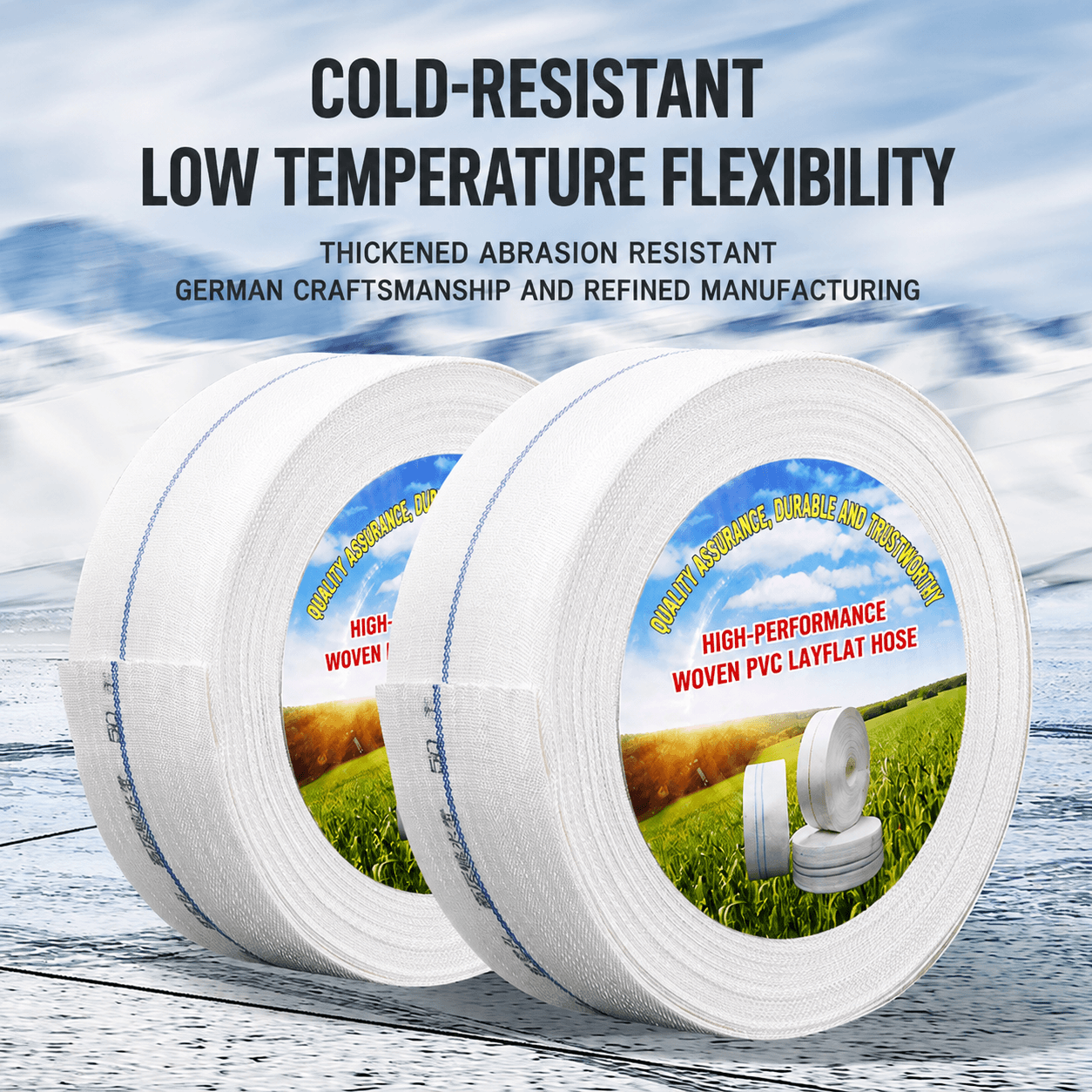 Agricultural Fire‑Fighting Thickened Wear‑Resistant Woven Layflat Hose