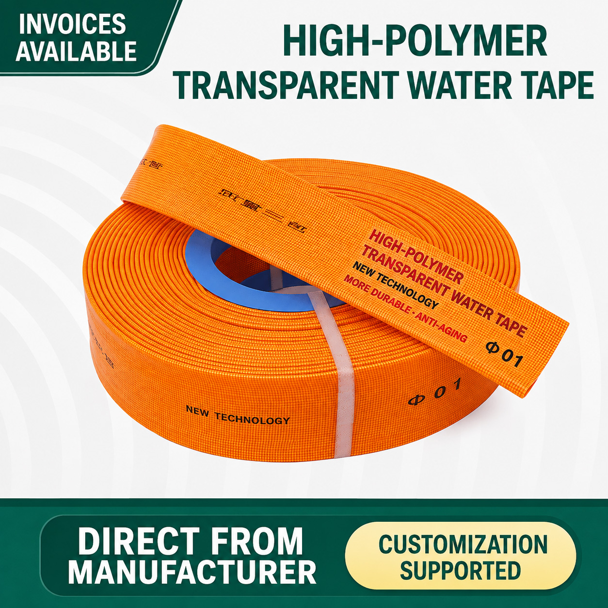 High‑Polymer Transparent Layflat Hose