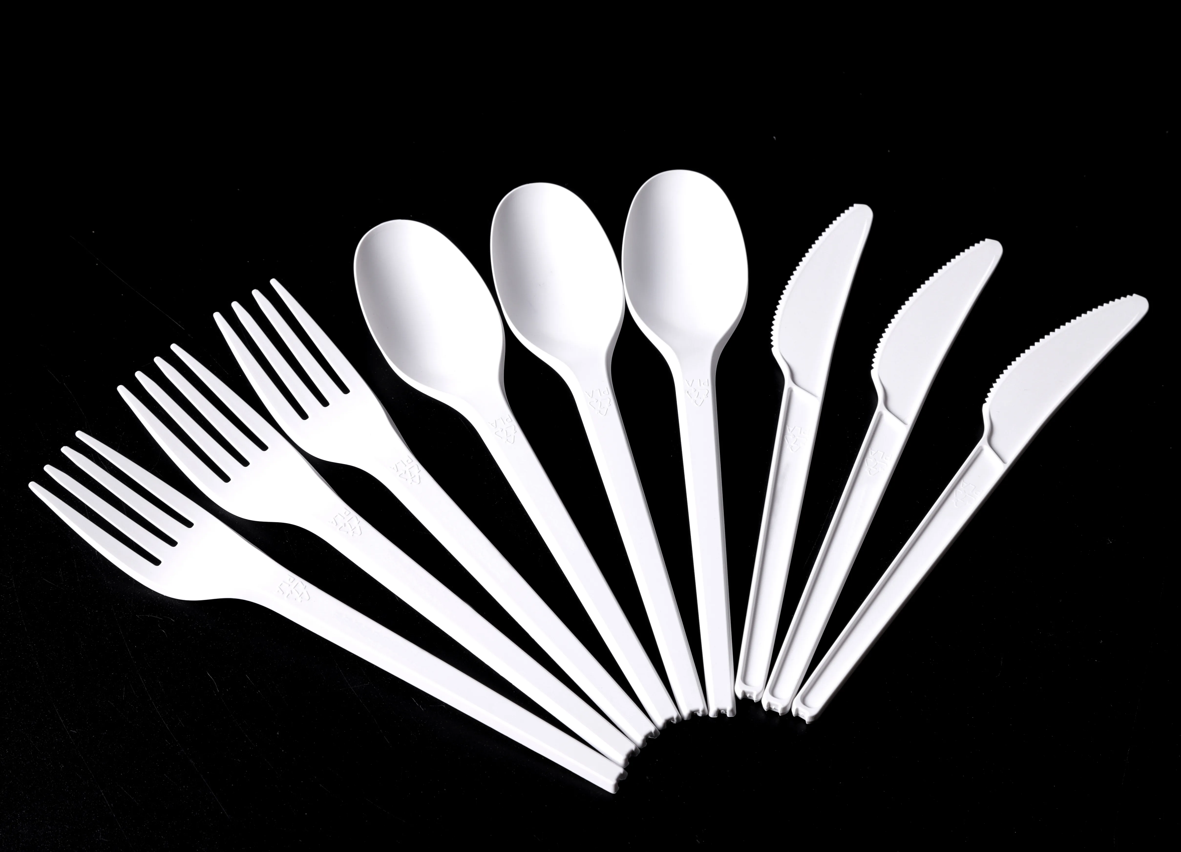 PLA Injection Molded Cutlery Set