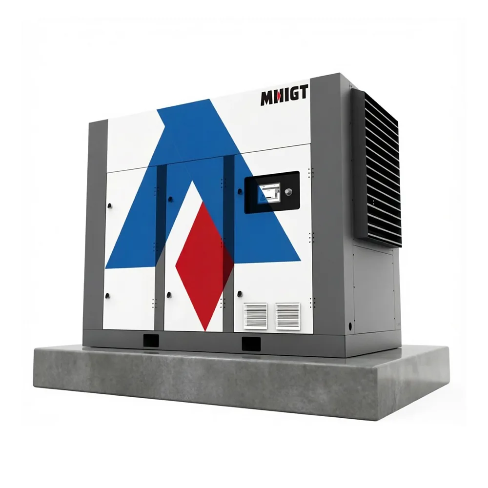Twin-screw oil-free air compressor