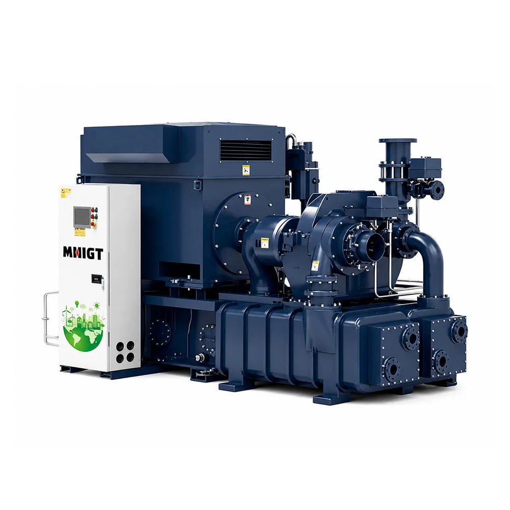 High-efficiency centrifugal air compressor for industrial use
