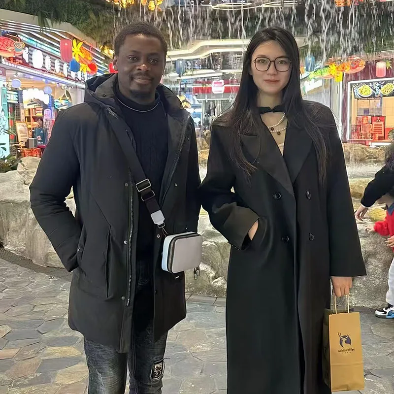 African Client Visiting The Factory