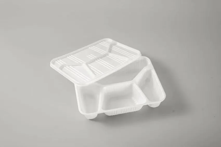 Four-compartment lunch box