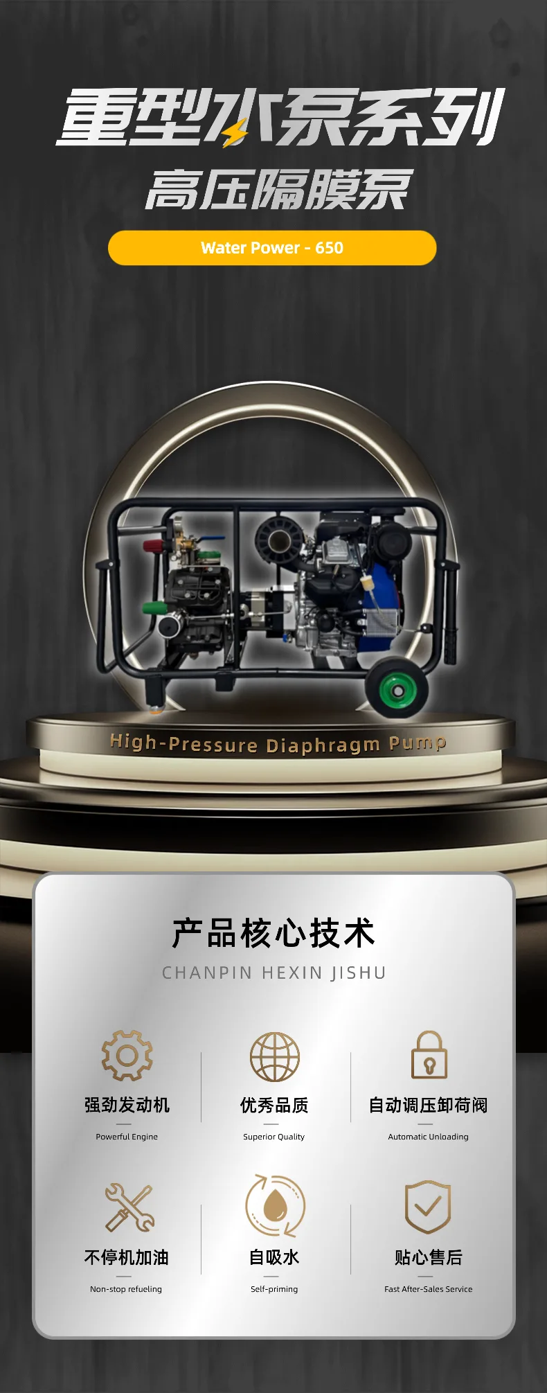 重型水泵系列-高压隔膜泵