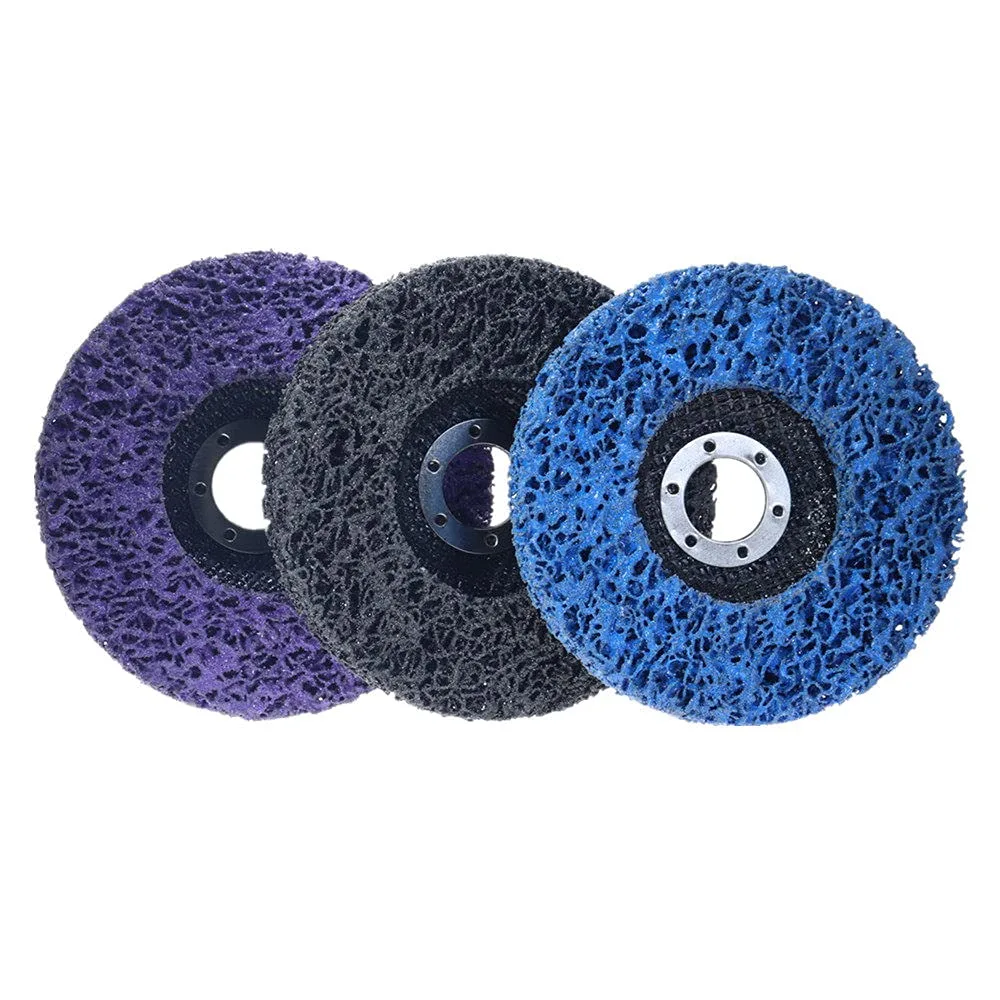 High Hardness 100mm Purple Silicon Carbide Strip Cleaning Disc