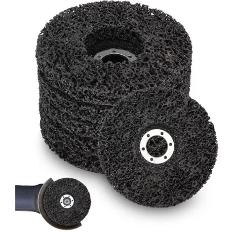 Purple Silicon Carbide Strip Poly Disc 100mm 115mm 125mm Support for Paint and Rust Removal