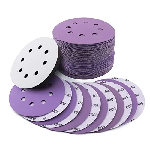 5Inch 125mm 60Grits Sand Paper Round Shape Abrasive Tools