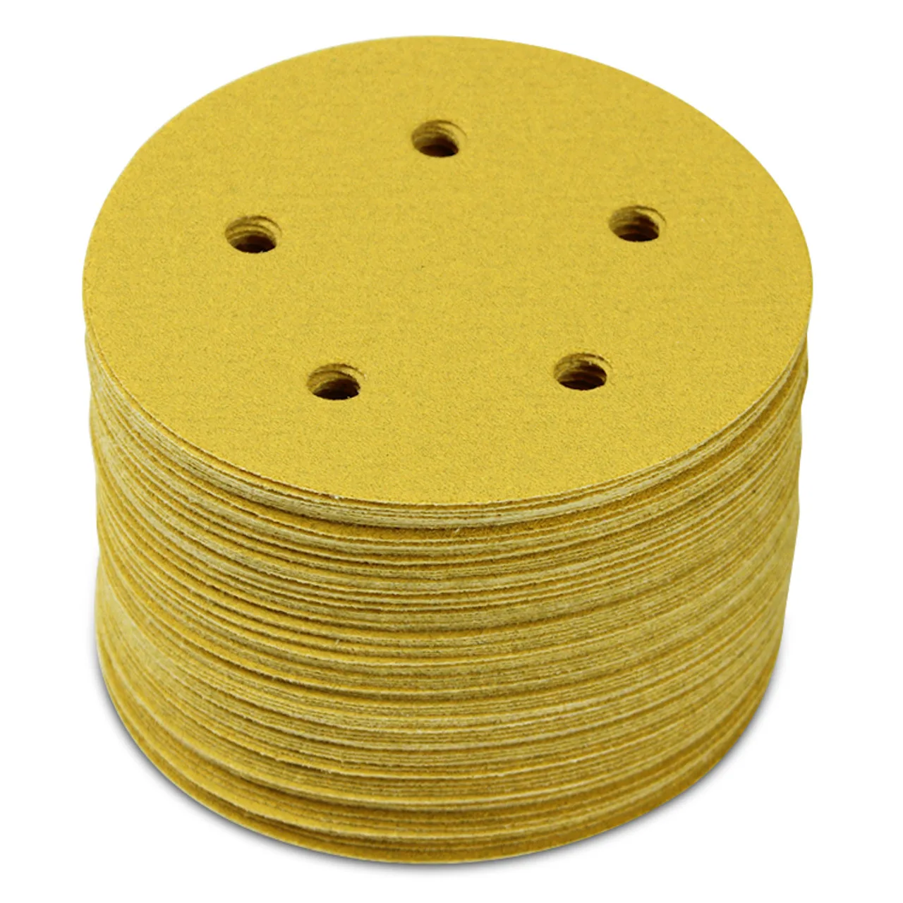 Sandpaper Abrasive Paper 5inch 8 Holes Red Sanding Disc Ceramic