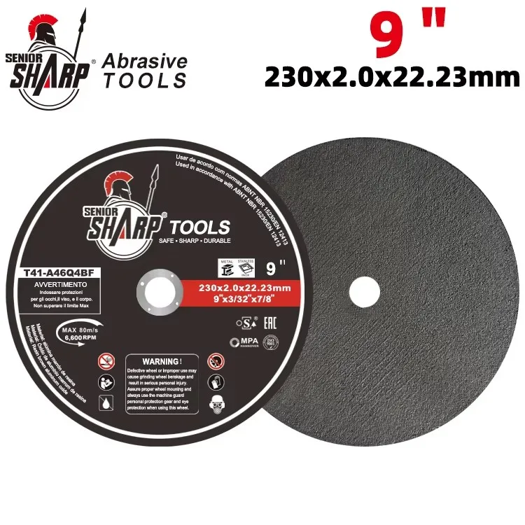 T41-230x1.9 Cutting Disc Grinding Wheel Factory