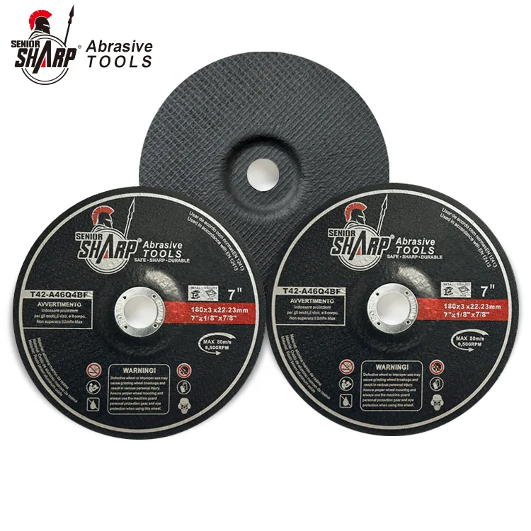 T42 180x3 Cutting Disc Grinding Wheel Factory