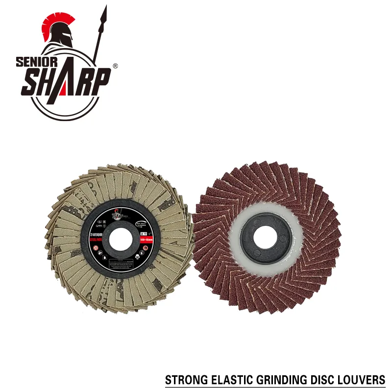 Korean style flap disc impeller blue sand