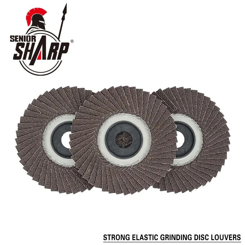 Korean style flap disc impeller blue sand