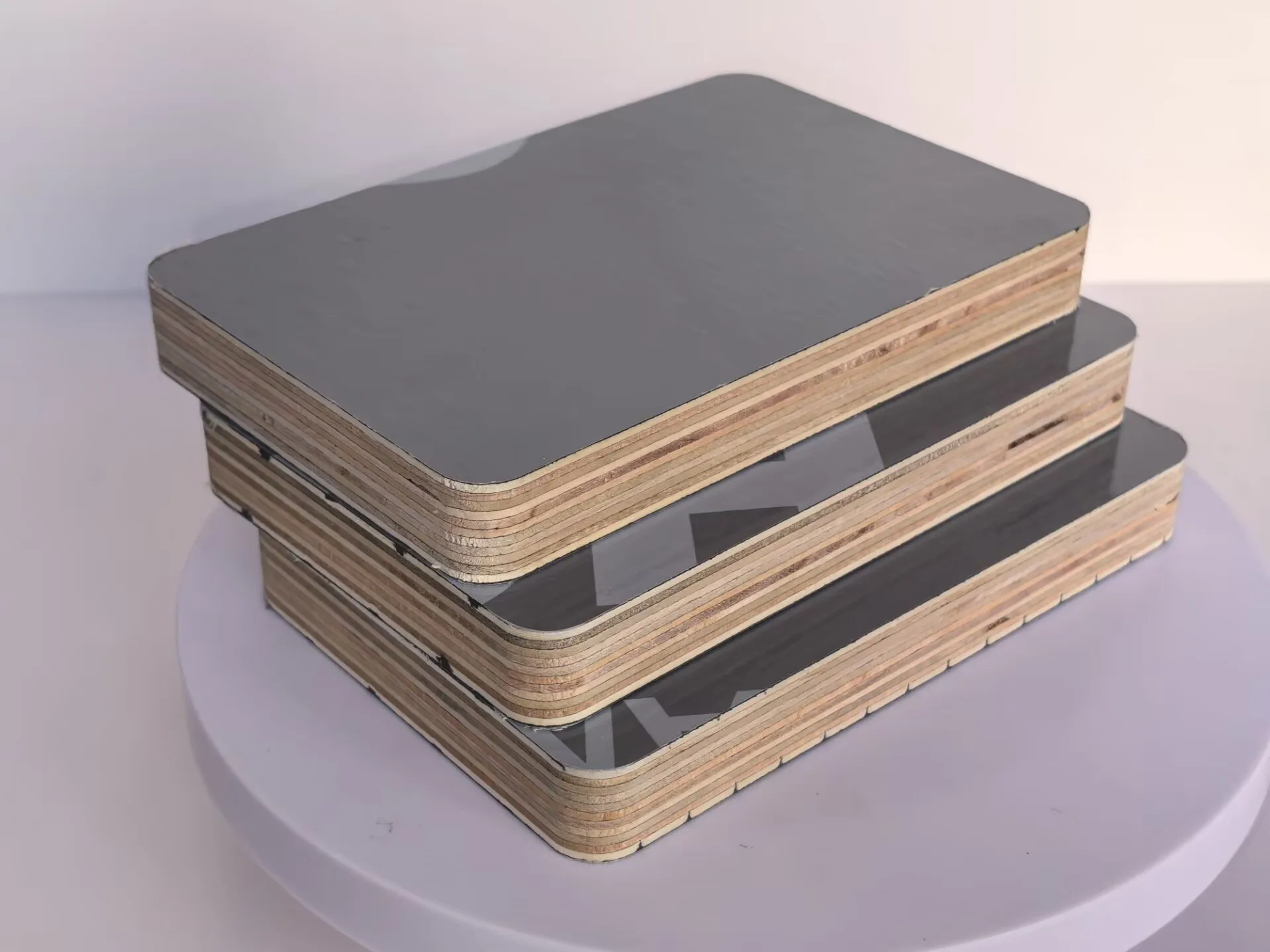Green PP Plastic Film Faced Plywood Shuttering Construction Hardwood Plywood