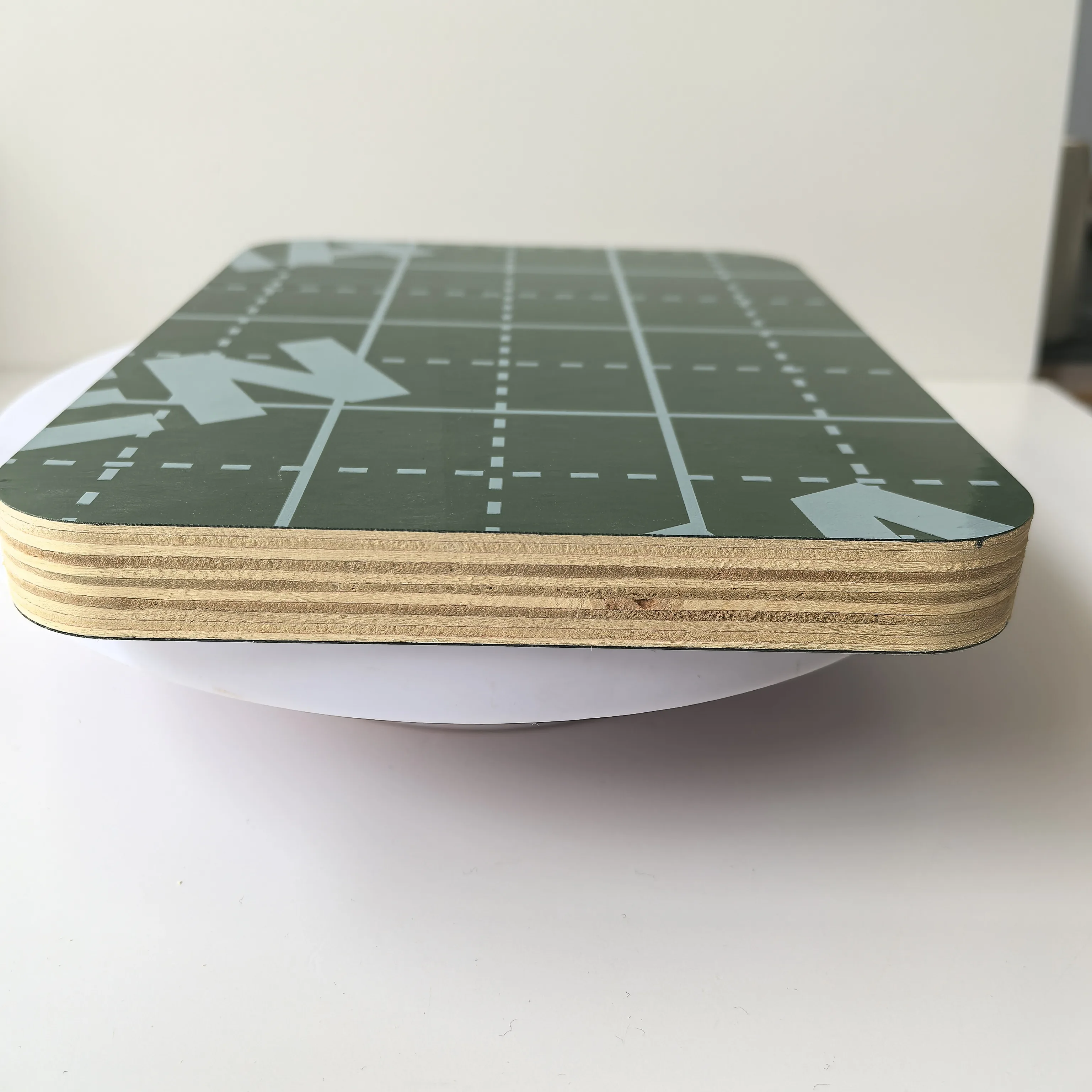 PP Green Plastic Plywood Sheet for Concrete Formwork Plastic Film Plywood