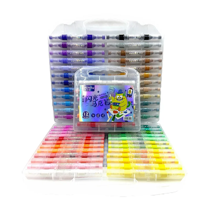 Nini Deer Glitter Dual Tip Markers
