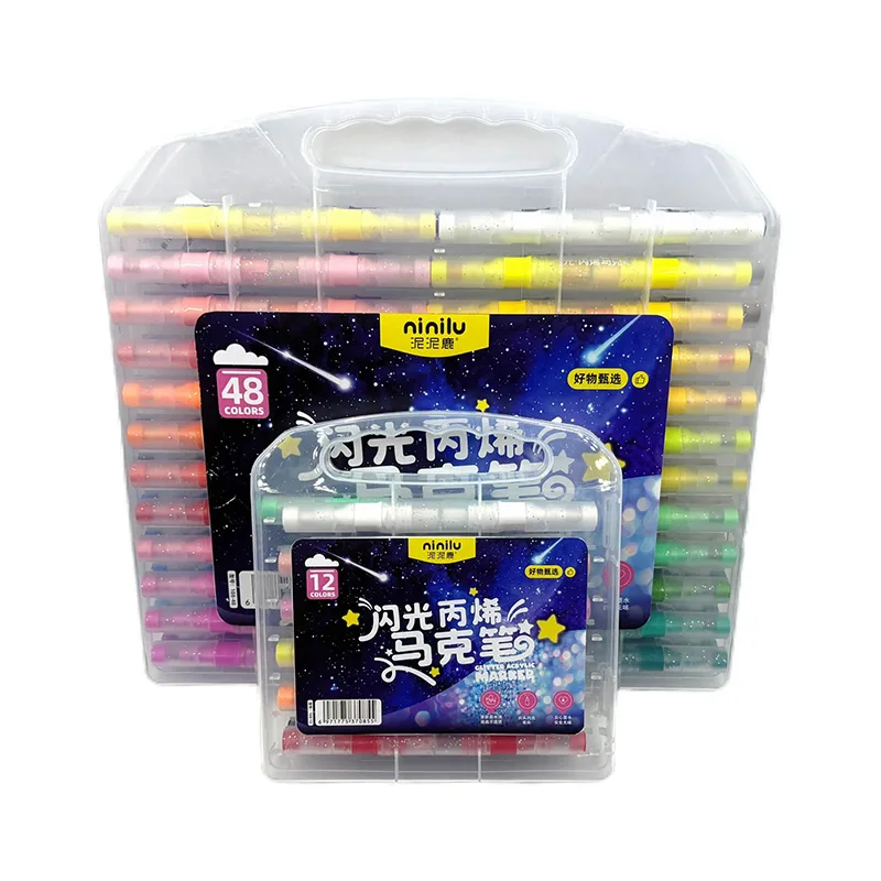 Nini Deer Glitter Dual Tip Markers