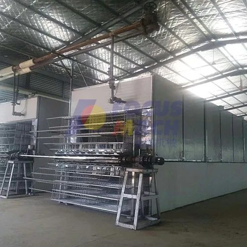 Hot-air veneer drying machine