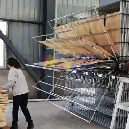 Dryer for mixed veneer