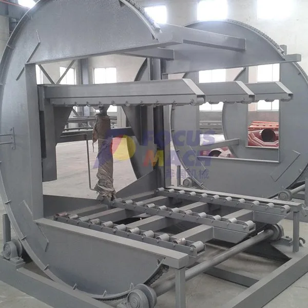 Automatic plywood turner