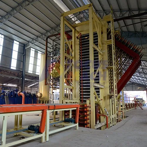 Particleboard production line