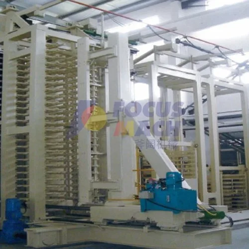 Hot press for melamine lamination with multiple holes