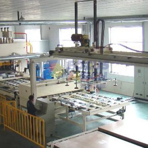 Short-cycle lamination hot press machine