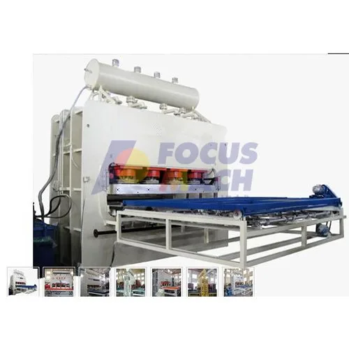 HOT PRESS MACHINE FOR SHORT LAMINATION CYCLE