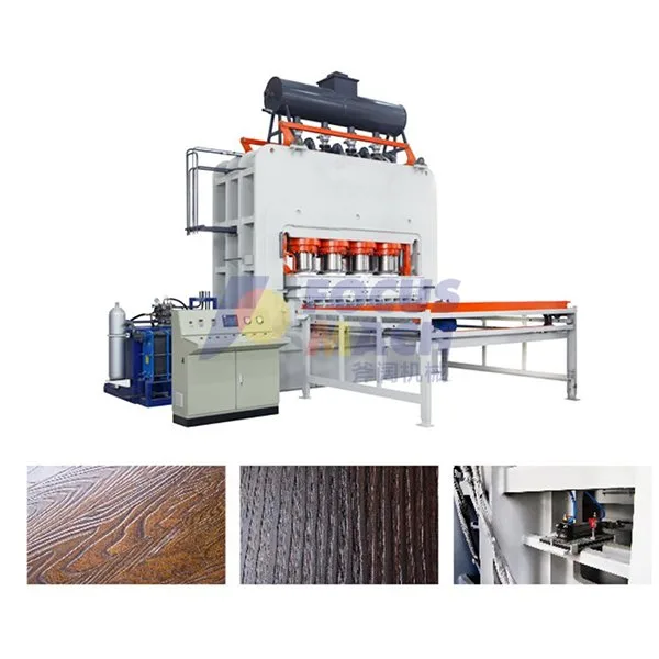HOT PRESS MACHINE FOR SHORT LAMINATION CYCLE