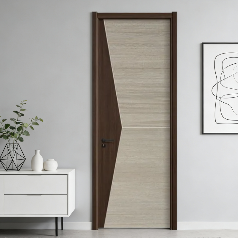 What is the typical service life of a wooden door?