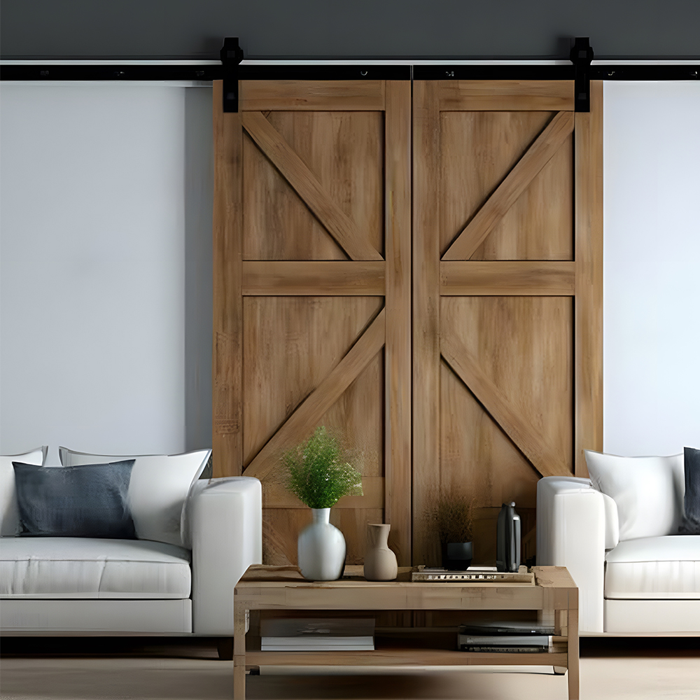 Chantadoor modern sliding barn door wood 1