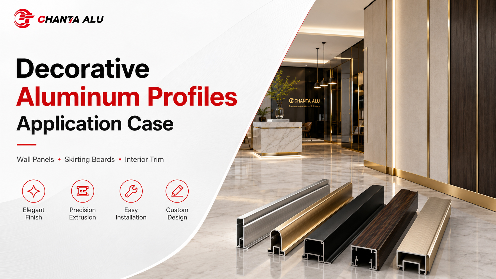 Decorative Aluminum Profiles Application Case
