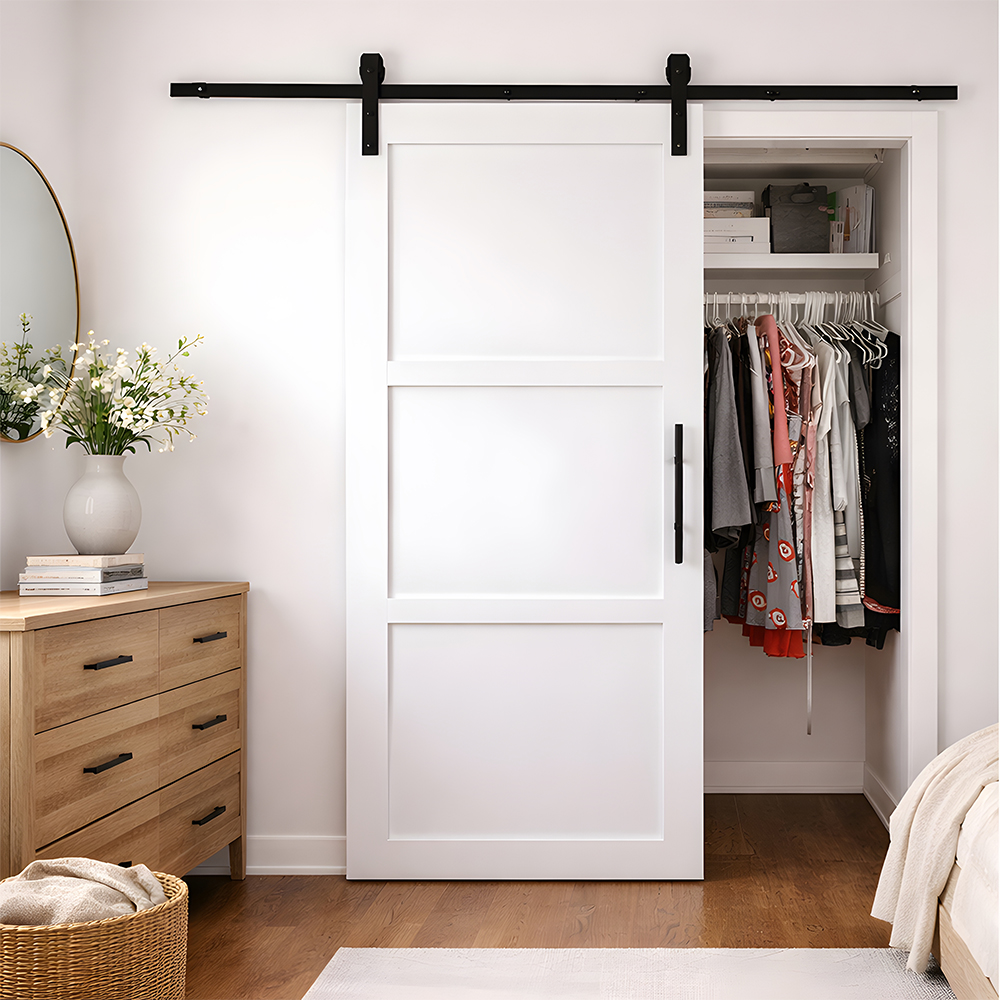 Chantadoor wood barn doors closet