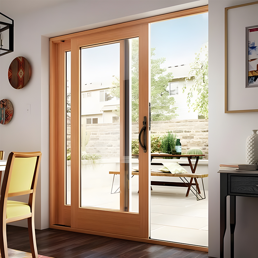  Chantadoor Bulk Aluminum Sliding Glass Door Modern Interior Sliding Door for Office & Room Divider