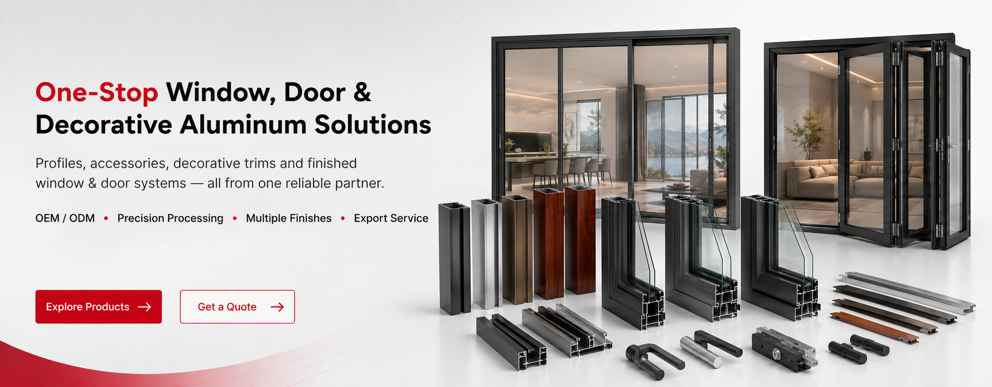 Homepage banner