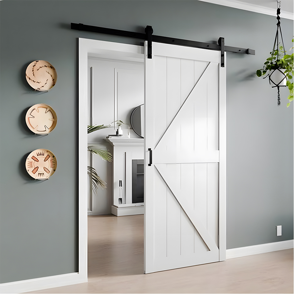 Factory wholsale modern wood sliding barn door