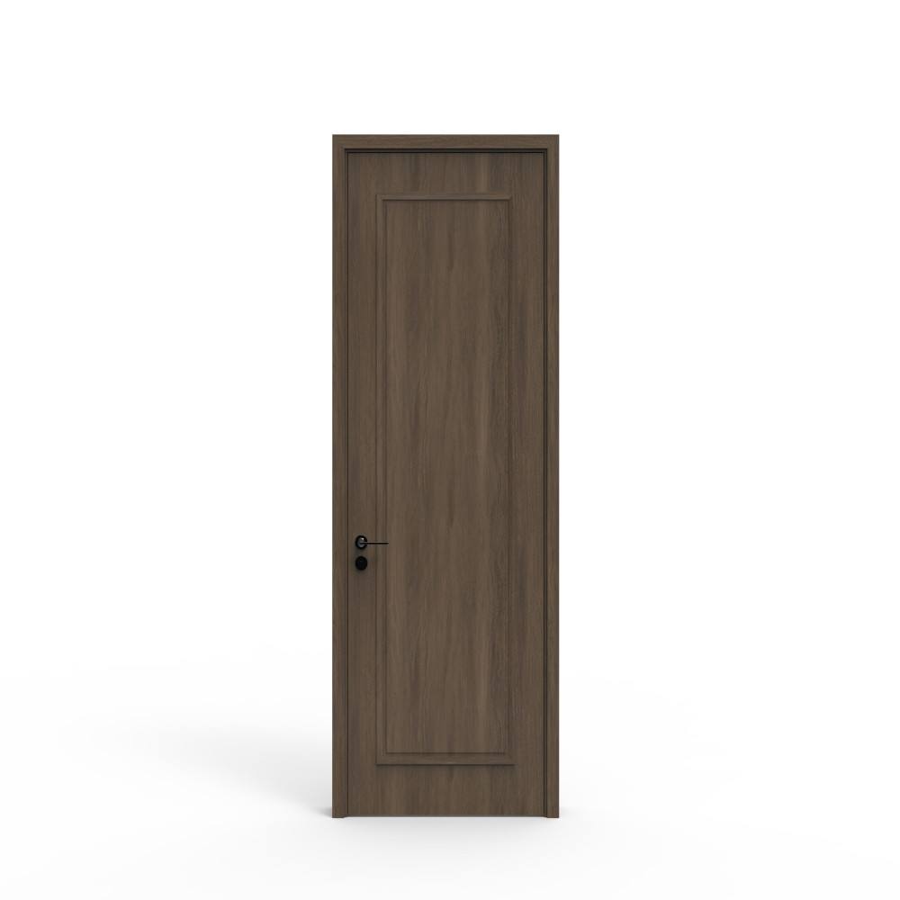 High‑End Molded Wooden Composite Interior Door, Flush Design Pre‑hung / Slab‑Only for North America Market