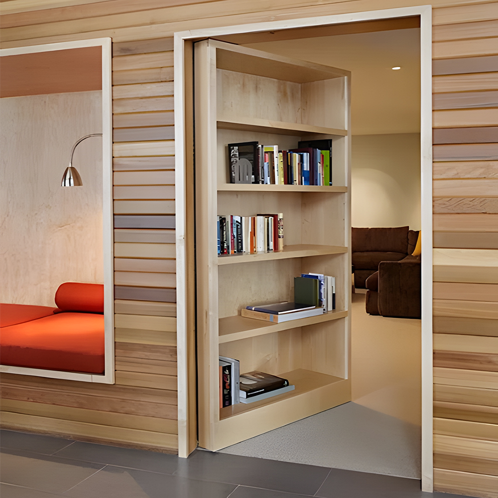 Chantadoor Custom Frameless Interior Door with Hidden Frame for Modern Villa and Hotel Projects